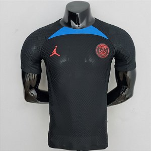 Nova Camisa Edição Jogador Psg Treino Preta 2022 / 2023