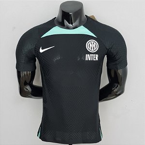 Nova Camisa Edição Jogador Inter De Milão Treino Preta 2022 / 2023