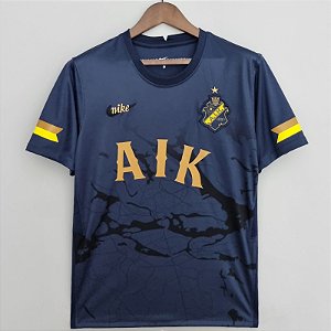 Nova Camisa AIK Edição Azul Torcedor Masculina 2022 / 2023