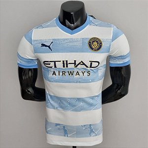 Nova Camisa Edição Jogador Manchester City Edição Especial Listrada 2022 / 2023