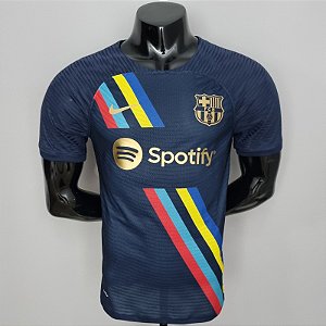 Nova Camisa Edição Jogador Barcelona Ciano 2022 / 2023