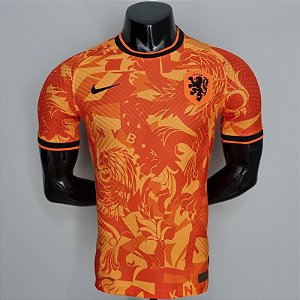 Nova Camisa Edição Jogador Holanda Treino Laranja 2022 / 2023