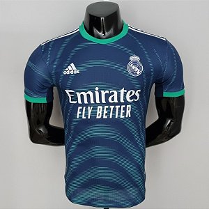 Nova Camisa Edição Jogador Real Mdrid Edição Classica Azul 2022 / 2023