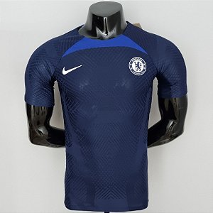 Nova Camisa Edição Jogador Chelsea Azul Treino 2022 / 2023