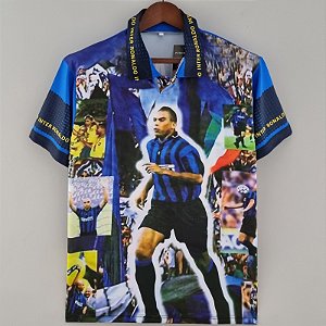 Camisa Inter de Milão Retrô Ronaldo 1997 / 1998