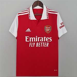 Nova Camisa Arsenal 1 Torcedor Masculina 2022 / 2023