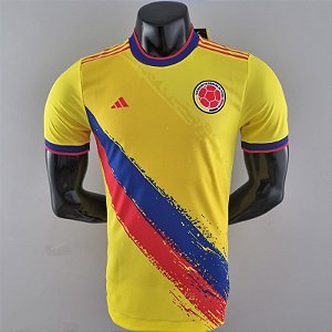 Nova Camisa Edição Jogador Colombia Edição Especial Amarela 2022