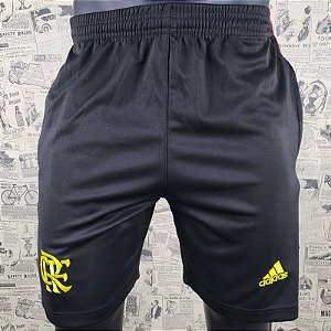 Novo Short Flamengo Treino Preto Masculino 2022 / 2023