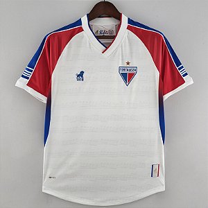 Nova Camisa Fortaleza Branca Torcedor Masculina 2022 / 2023