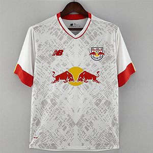 Nova Camisa Red Bull Bragantino Branca Torcedor Masculina 2022 / 2023