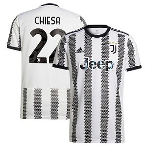 Nova Camisa Juventus 1 Chiesa 22 Torcedor 2022 / 2023
