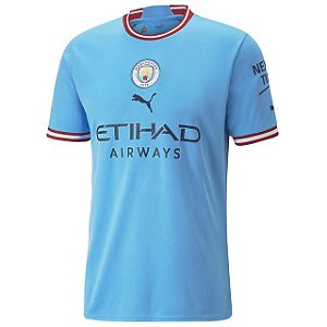 Nova Camisa Manchester City 1 Torcedor Masculina 2022 / 2023