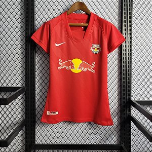 Camisa Feminina Bragantino Vermelha 2021 / 2022