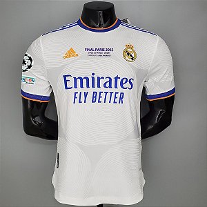 Nova Camisa Edição Jogador Real Madrid 1 Patch UEFA Champions