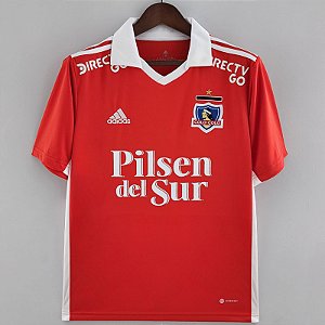 Nova Camisa Colo Colo Vermelha Torcedor Masculina 2022 / 2023