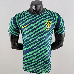 Camisa Brasil Concept Preto/Cacto - 2022 (Versão Jogador)