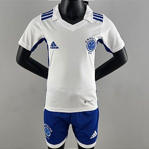 Novo Kit Infantil Cruzeiro 2 Camisa e Short  2022 / 2023