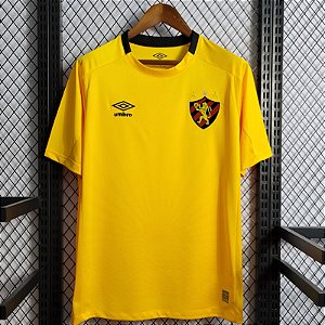 Nova Camisa Sport Recife Goleiro Amarela Torcedor Masculina 2022 / 2023