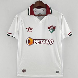 Nova Camisa Fluminense 2 Branca Torcedor Masculina 2022 / 2023