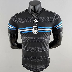 Nova Camisa Edição Jogador Argentina Edição Preta 2022 / 2023