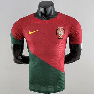 Nova Camisa Edição Jogador Portugal 1 Vermelha 2022
