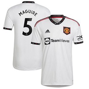 Nova Camisa Manchester United 2 Maguire 5 Torcedor 2022 / 2023