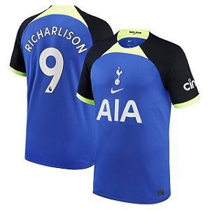 Nova Camisa Tottenham 2 Richarlison 9 Torcedor Masculina 2022 / 2023