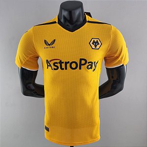 Nova Camisa Edição Jogador Wolverhampton 1 Amarela 2022 / 2023
