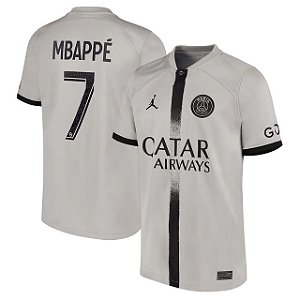 Nova Camisa PSG 2 Mbappé 7 Torcedor 2022 / 2023