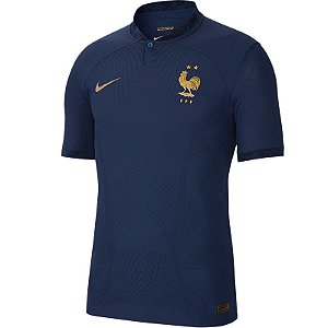 Nova Camisa França 1 Azul Torcedor Masculina 2022