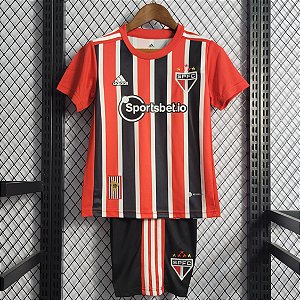 Novo Kit Infantil São Paulo 2 Camisa e Short 2022 / 2023