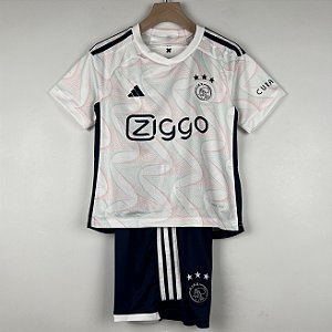 Kit Infantil Ajax 2 Camisa e Short  2023 / 2024