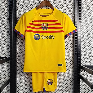 Kit Infantil II da Holanda Branca Away 2022 – (Camisa e Short) – KS Sports  – Camisas de Times e Seleções