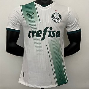 camisa do palmeiras 2023-2024 A Nova Casa Verde Branca Qualidade Premium De  Futebol Personalizada Masculina - Escorrega o Preço