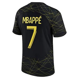 Nova Camisa PSG 4 Mbappé 7 Torcedor 2023 / 2024