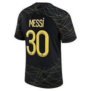 Nova Camisa PSG 4 Messi 30 Torcedor 2023 / 2024