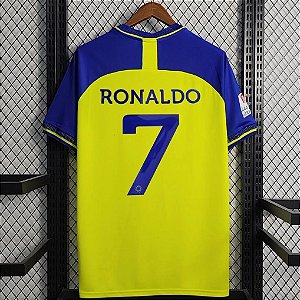 Nova Camisa Al-Nassr Ronaldo 7 Torcedor Masculina 2022 / 2023 - CRISTIANO RONALDO CR7