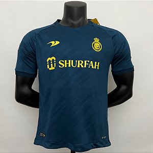 Nova Camisa Edição Jogador Al-Nassr Azul 2022 / 2023 - CRISTIANO RONALDO CR7
