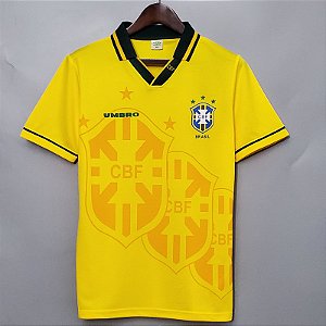 Camisa Brasil Retrô Amarela 1993 / 1994