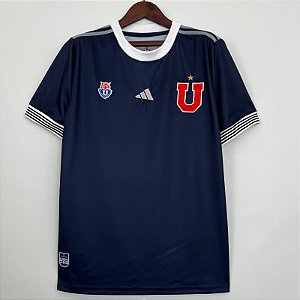 Nova Camisa Universidade do Chile Edição Especial Azul Escuro Torcedor Masculina 2023 / 2024