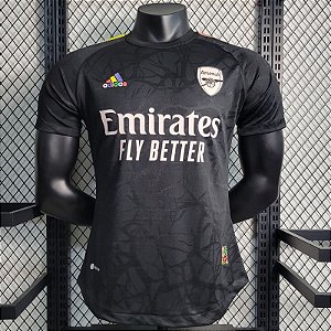Nova Camisa Edição Jogador Arsenal Edição Especial Preta 2023 / 2024
