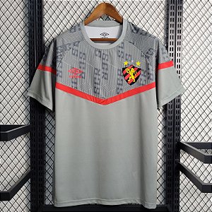 Nova Camisa Sport Recife Treino Cinza Torcedor Masculina 2023 / 2024