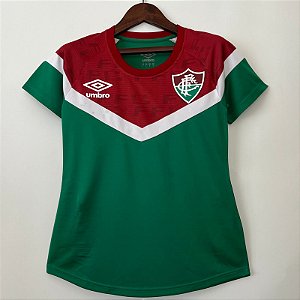 Nova Camisa Feminina Fluminense Treino Verde 2023 / 2024