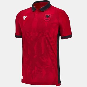 Nova Camisa Albânia 1 Torcedor Masculina 2023 / 2024