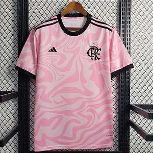 Nova Camisa Flamengo Rosa Edição Especial Torcedor Masculina 2023 / 2024