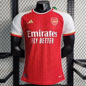 Nova Camisa Edição Jogador Arsenal 1 Vermelha 2023 / 2024