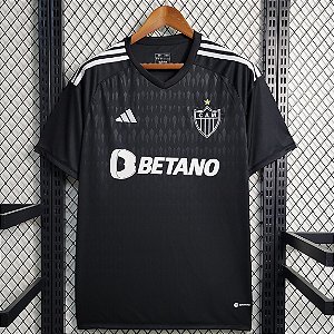Nova Camisa Atlético-MG Goleiro Preta Torcedor Masculina 2023 / 2024