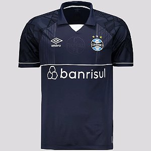 Nova Camisa Grêmio Goleiro Azul Escuro Torcedor Masculina 2023 / 2024