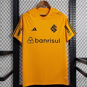 Nova Camisa Internacional Treino Com Todos Patrocínios Torcedor Masculina 2023 / 2024