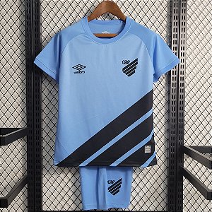 Novo Kit Infantil Athletico-PR 2 Camisa e Short  2023 / 2024